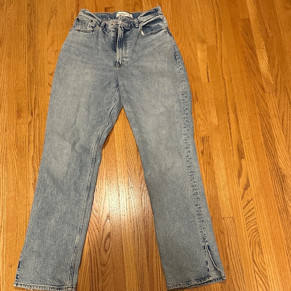 Abercrombie & Fitch Light Blue Straight Leg Jeans